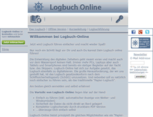 Tablet Screenshot of logbuch-online.de